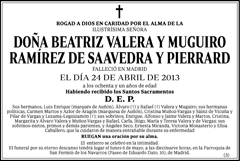 Beatriz Valera y Muguiro